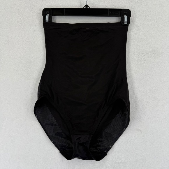 Miraclesuit Shapewear High Waist Brief Firm Control Black Size LGE - Picture 1 of 5